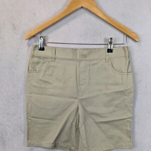 Women’s Khaki Stretch Casual Shorts